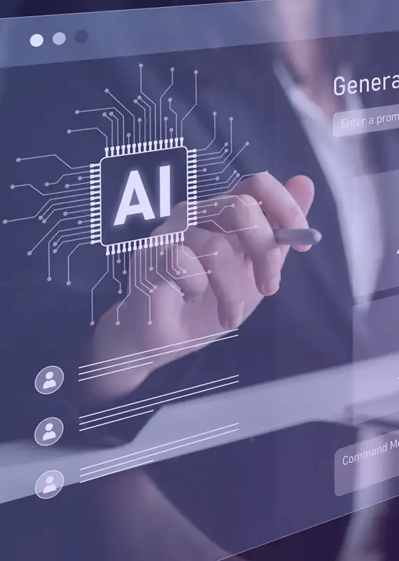 AIポッド連携で問い合わせ対応と運用を自動化するAI活用のイメージ