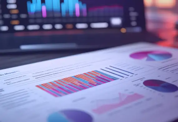 GA4等のアクセス解析データを可視化し改善提案するレポーティングのイメージ